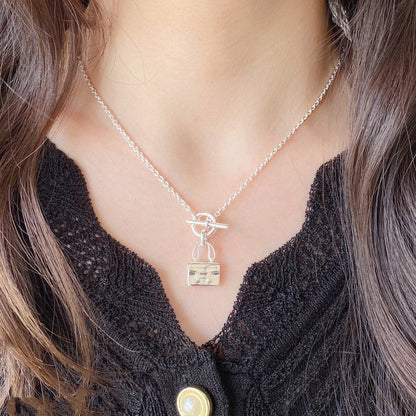 [Elite]CONSTANCE PEDANT SILVER NECKLACE