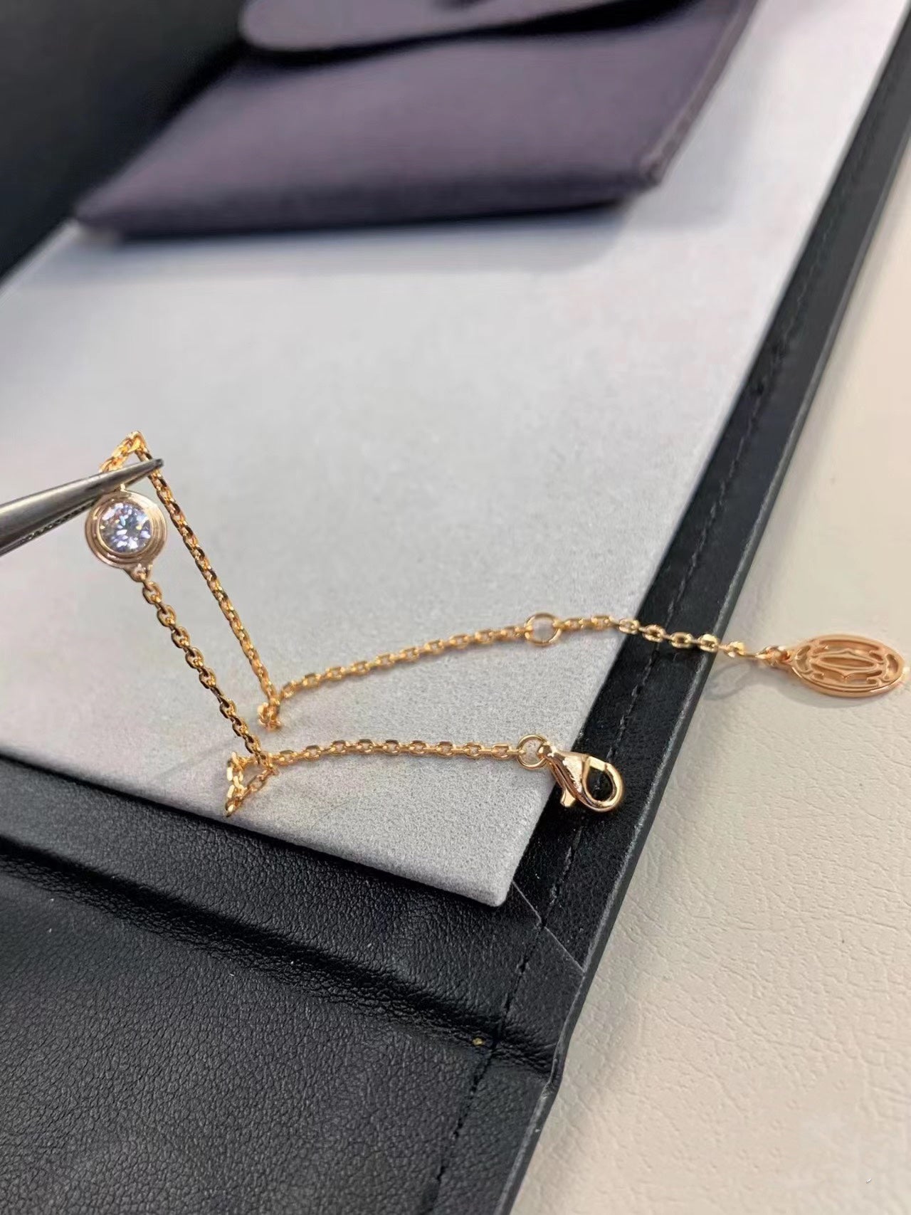 [Elite]DAMOUR DIAMOND LINK BRACELET