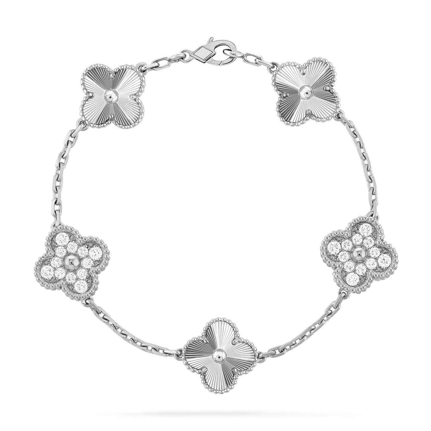 [Elite] CLOVER 5 MOTIF LASER BRACELET COLLECTION