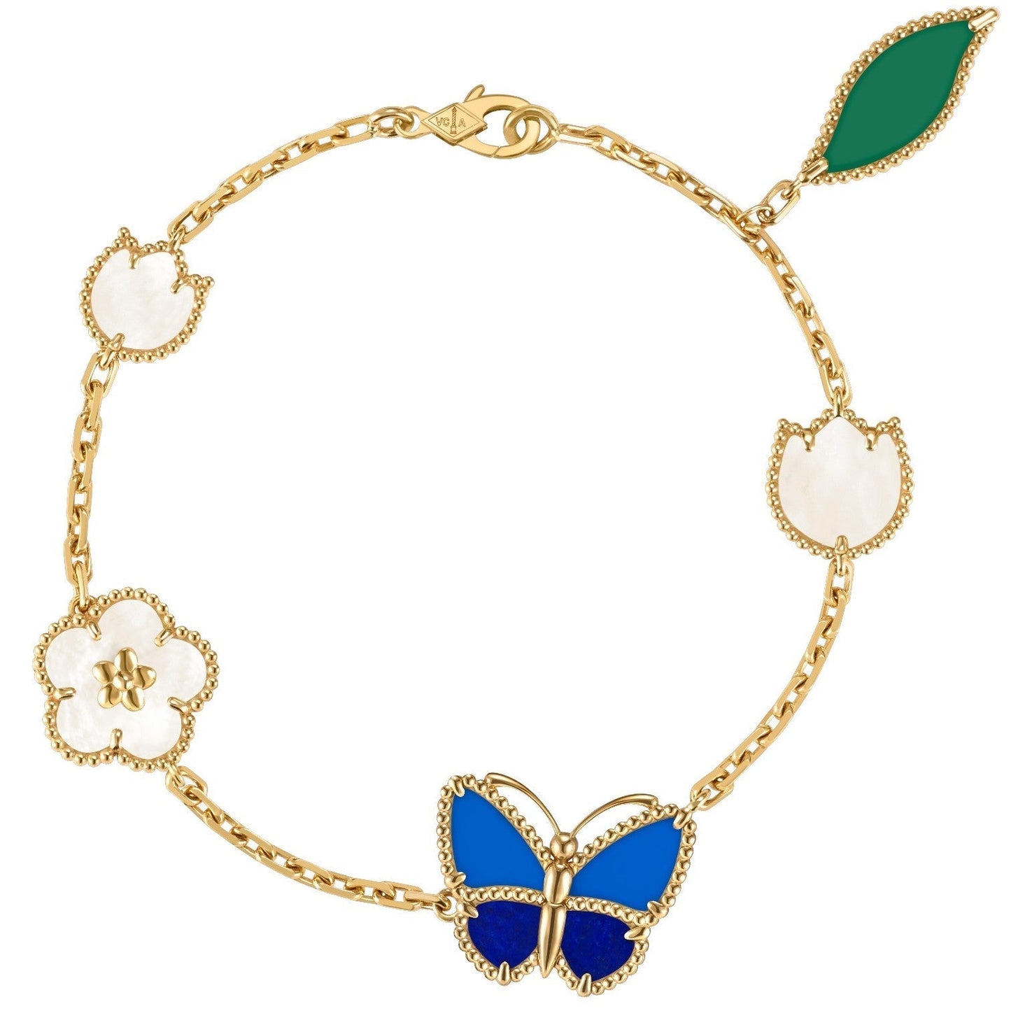 [Elite]LUCKY SPRING BUTTERFLY 5 MOTIF BRACELET