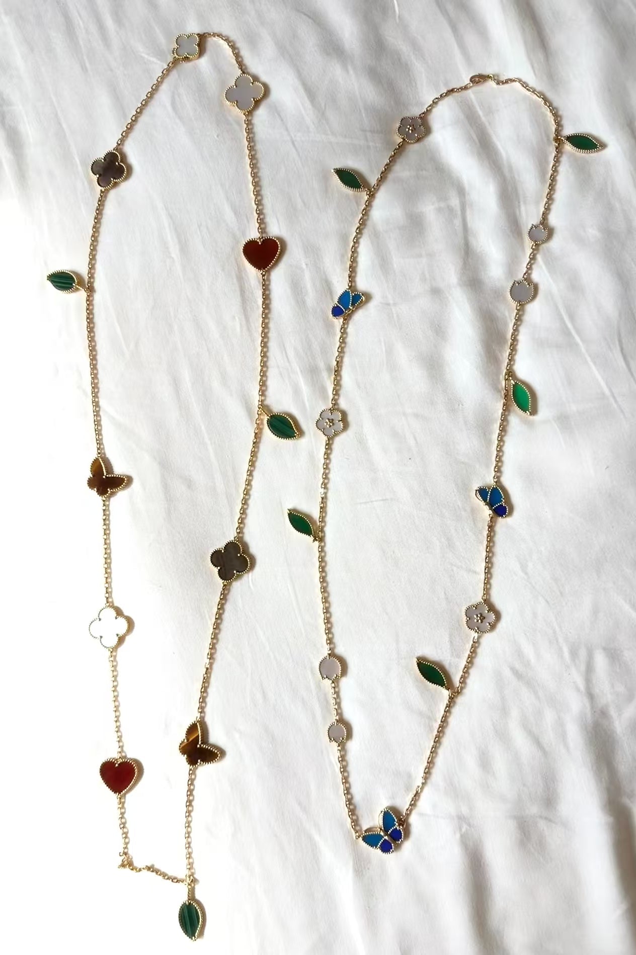 [Elite]LUCKY SPRING GOLD  MOTIFS  NECKLACE