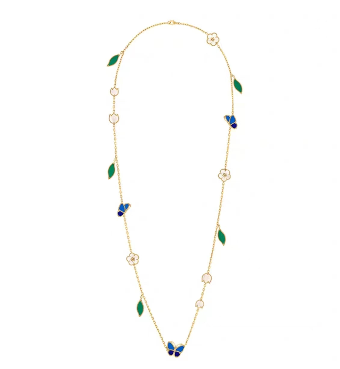[Elite]LUCKY SPRING GOLD  MOTIFS  NECKLACE