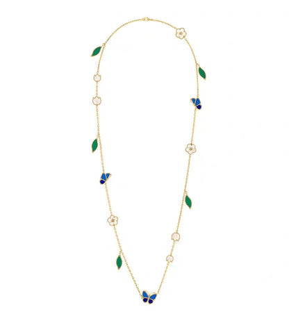 [Elite]LUCKY SPRING GOLD  MOTIFS  NECKLACE
