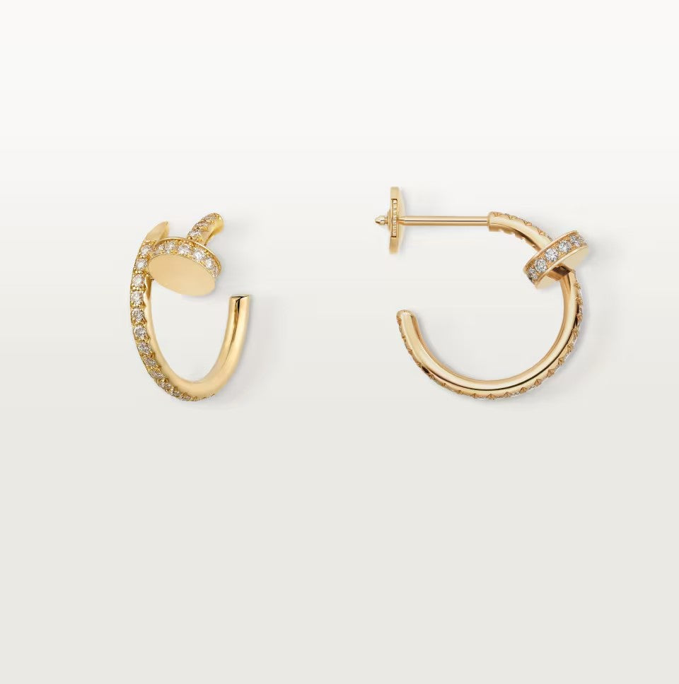 [Elite]JUSTE FULL DIAMOND SMALL EARRINGS