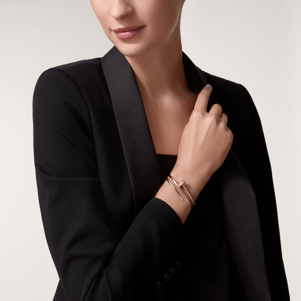 [Elite]JUSTE BRACELET 3.5MM DOUBLE ROW DIAMOND