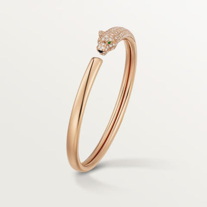 [Elite]PANTHERE HALF DIAMOND OPEN BRACELET