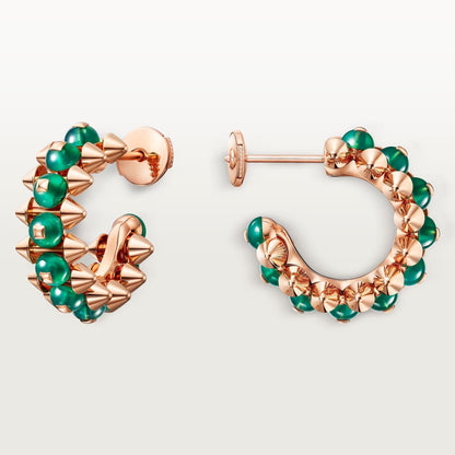 [Elite]CLASH 7.9MM AGATE CHALCEDONY EARRINGS