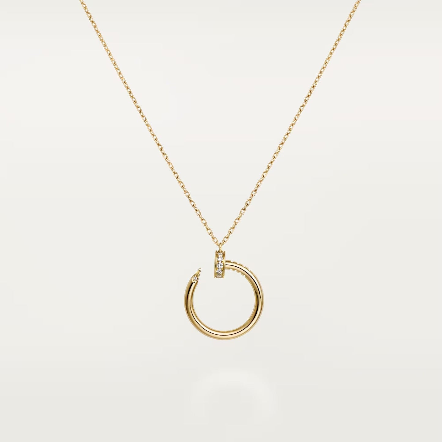 [Elite]JUSTE NECKLACE HALF DIAMOND