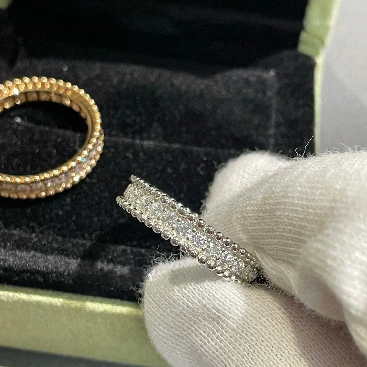 [Elite]PERLEE DIAMOND ROSE GOLD RING