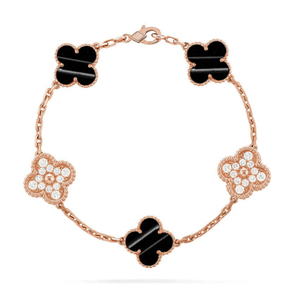 [Elite] CLOVER 5 MOTIF PULSAR STONE BRACELET COLLECTION