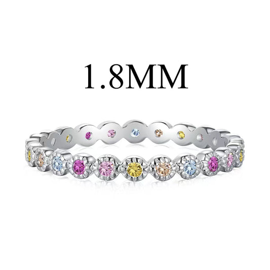 [Elite]Unique Scintillating Round Cut Daily Ring