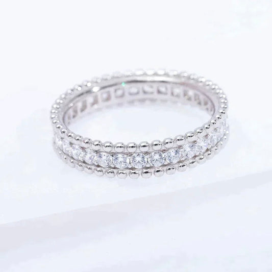 [Elite]PERLEE DIAMOND SILVER RING