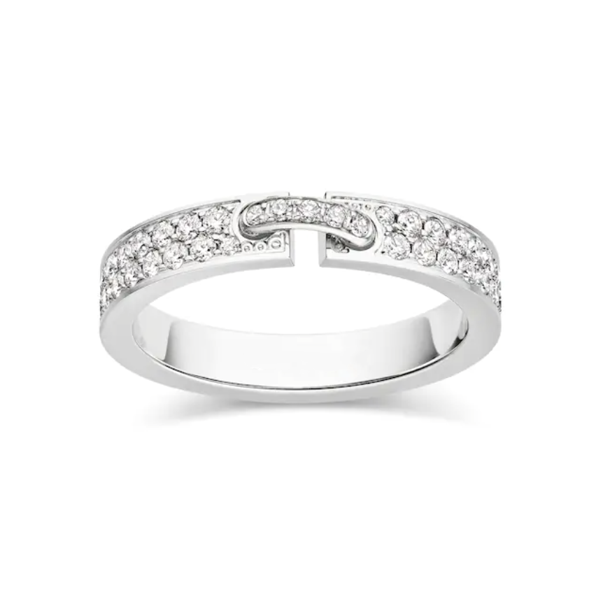 [Elite]ALLIANCE LIENS VIDENCE PAVED DIAMOND 4MM RING