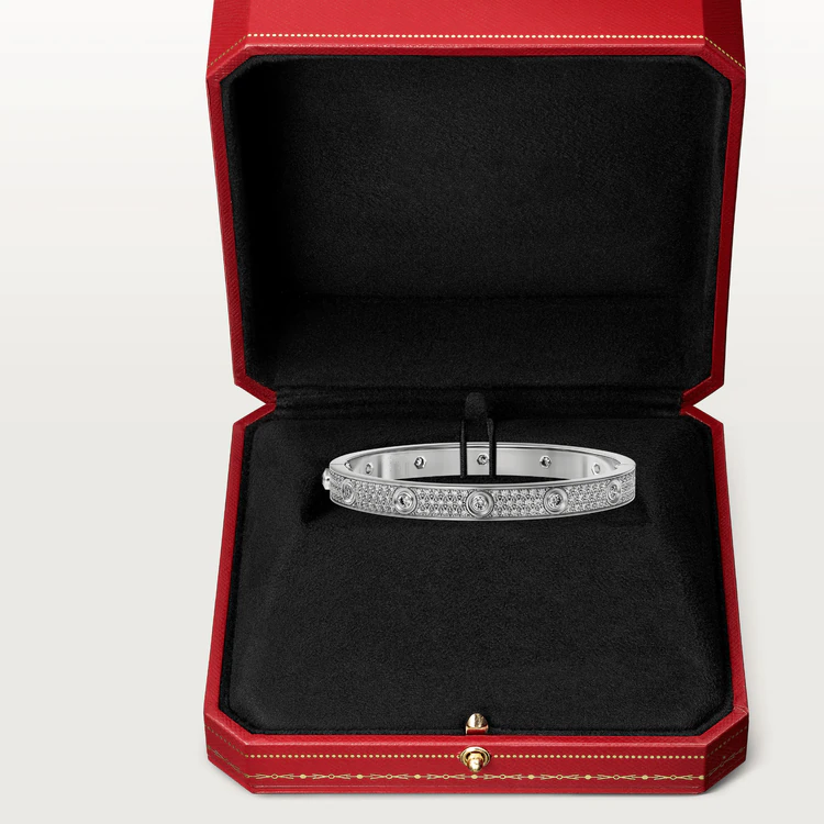 [Elite]LOVE BRACELET 6.1MM DIAMOND-PAVED 10 BIG DIAMONDS