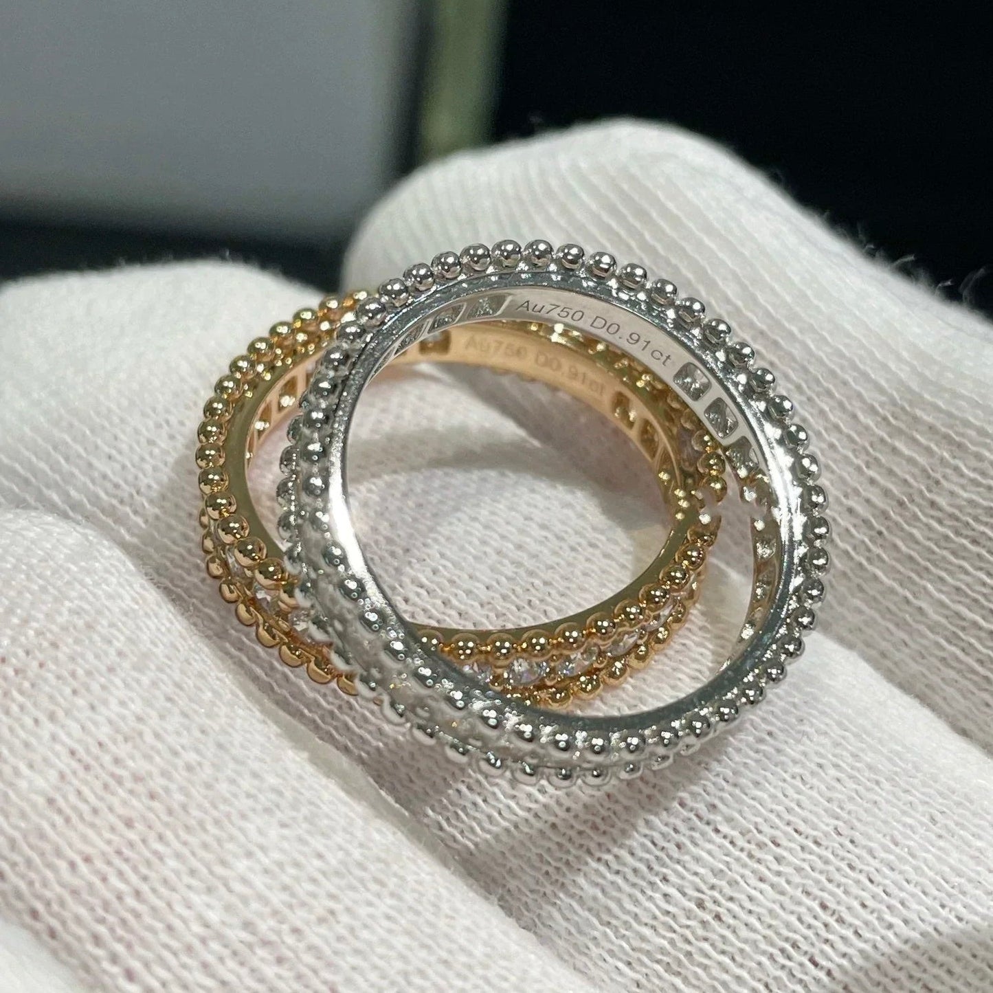 [Elite]PERLEE DIAMOND ROSE GOLD RING