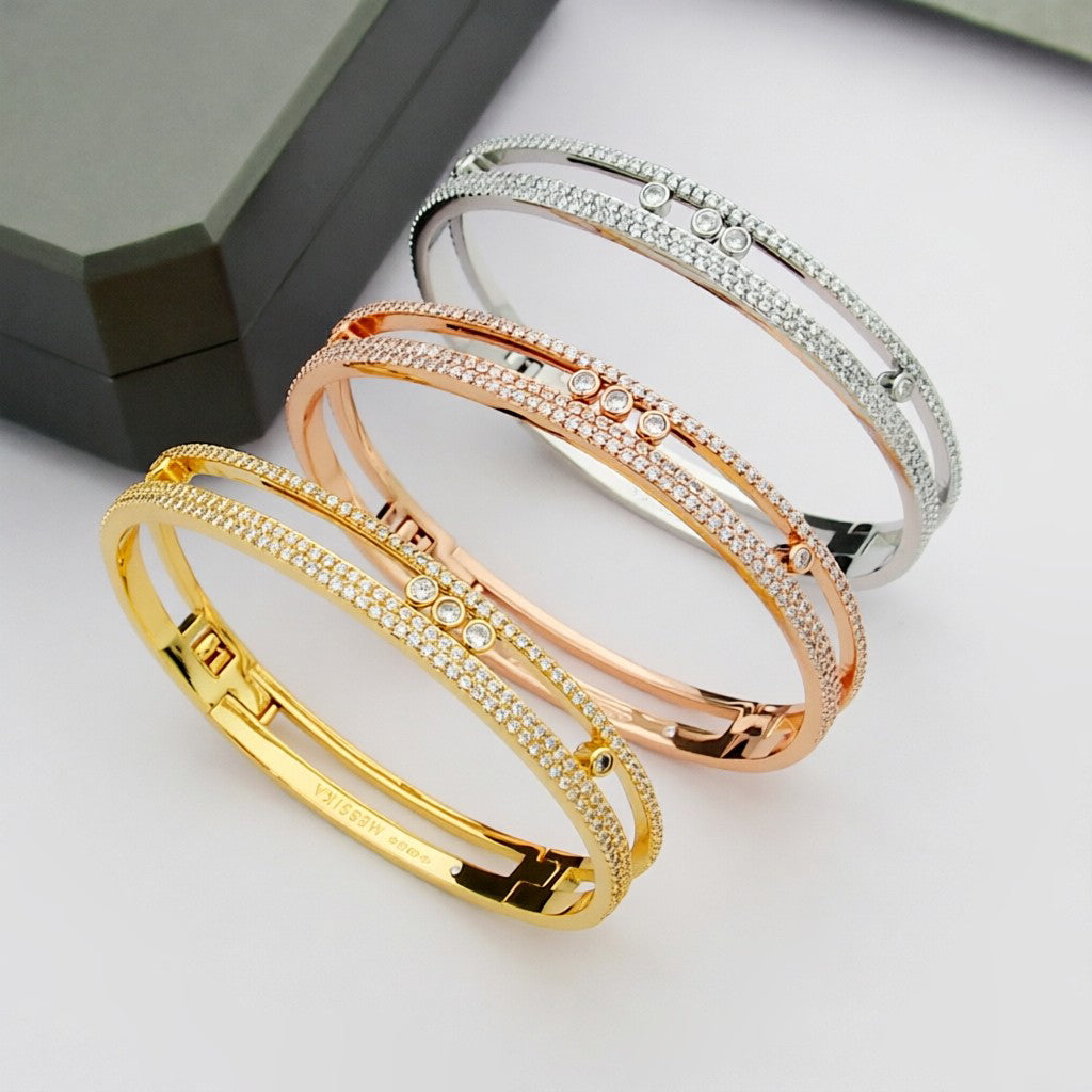 [Elite]Move Romane pavé bangle