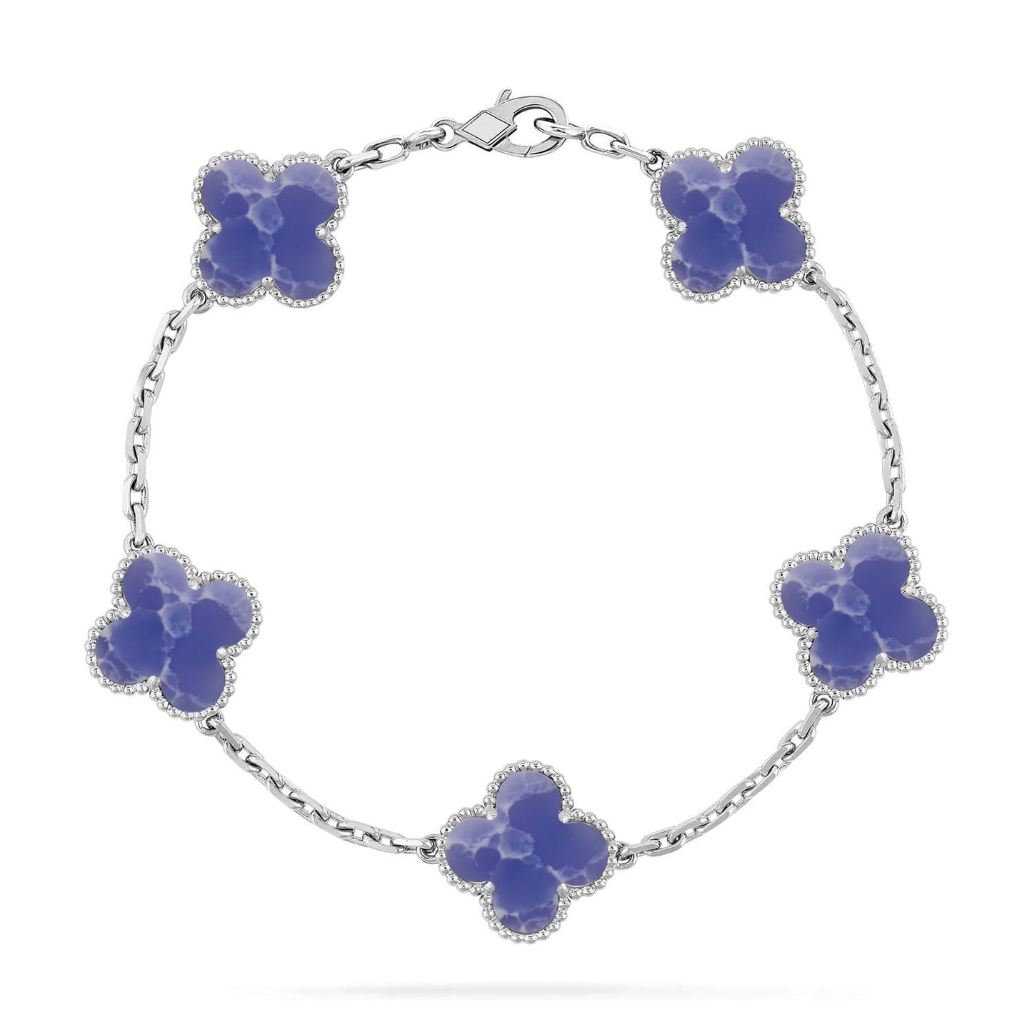 [Elite]CLOVER 5 MOTIF BLUE VEINS BRACELET COLLECTION