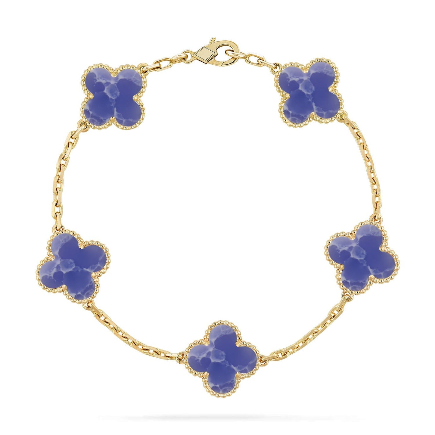 [Elite]CLOVER 5 MOTIF BLUE VEINS BRACELET COLLECTION