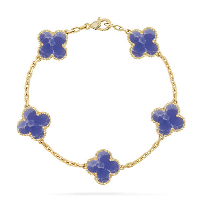 [Elite]CLOVER 5 MOTIF BLUE VEINS BRACELET COLLECTION