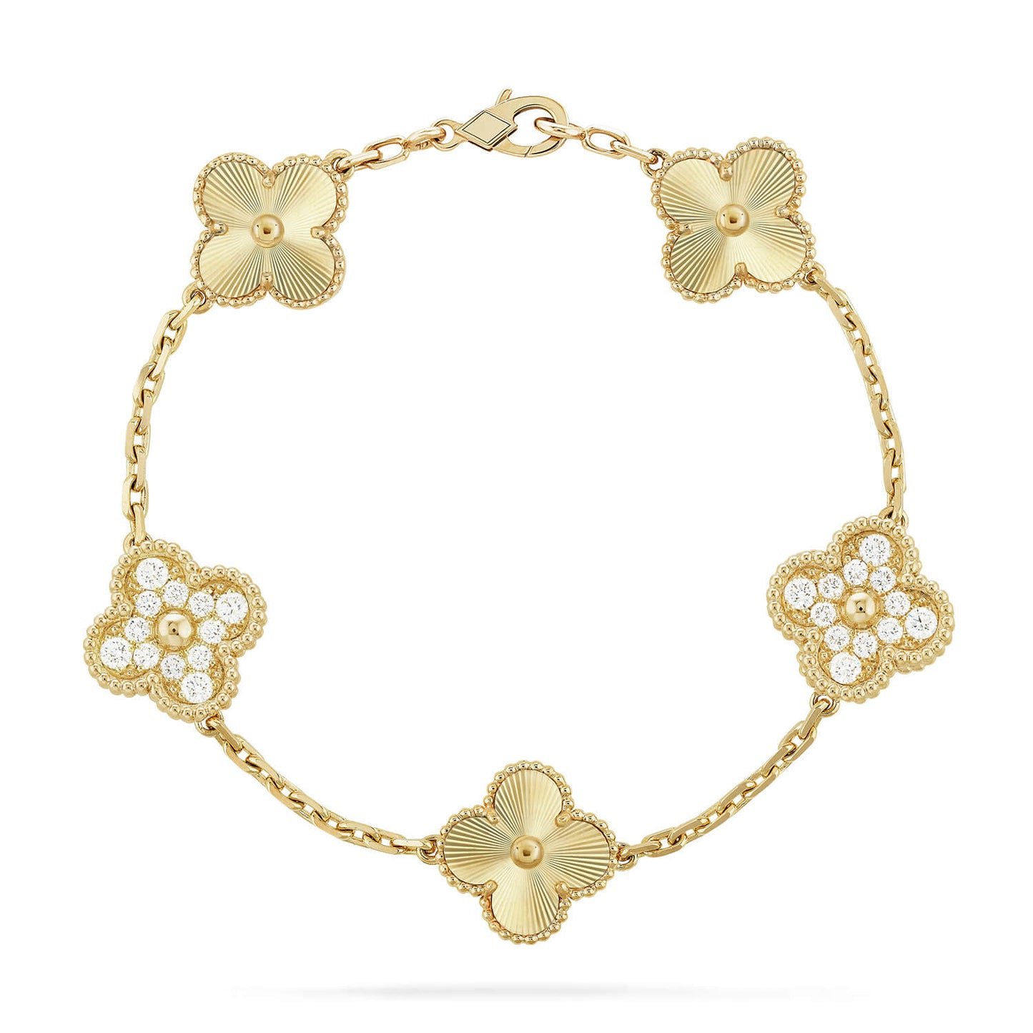 [Elite] CLOVER 5 MOTIF LASER BRACELET COLLECTION