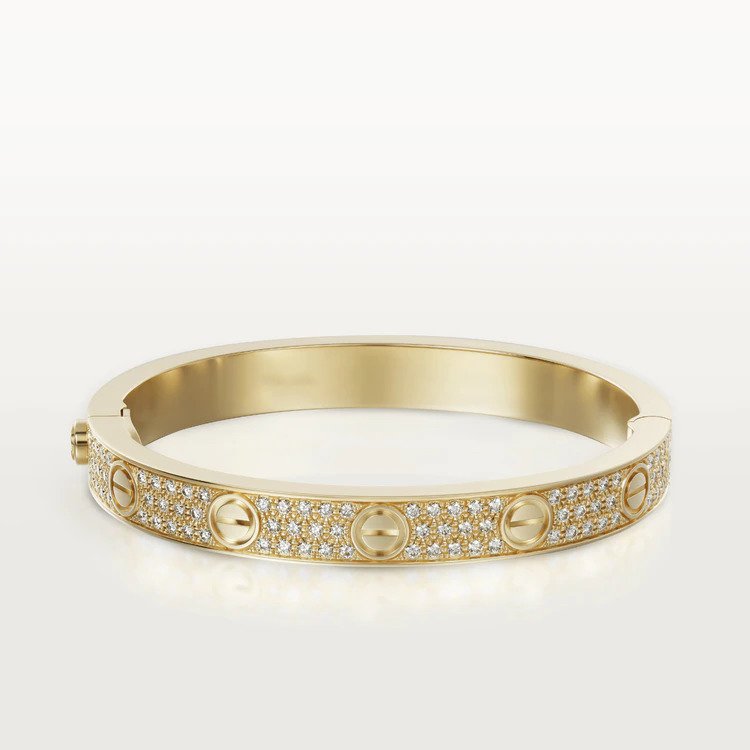 [Elite]LOVE BRACELET 6.1MM DIAMOND-PAVED