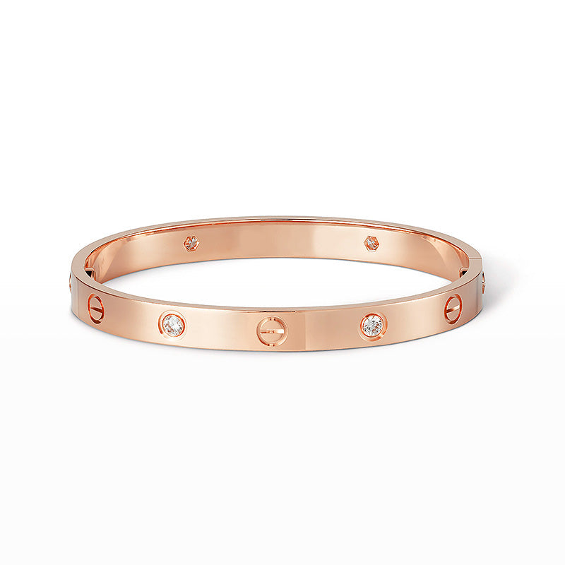 [Elite]LOVE BRACELET 6.1MM 4 DIAMONDS