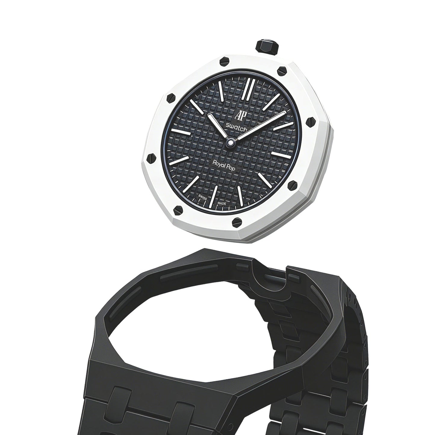 Oak Pop Exclusive Black Bioceramic Strap