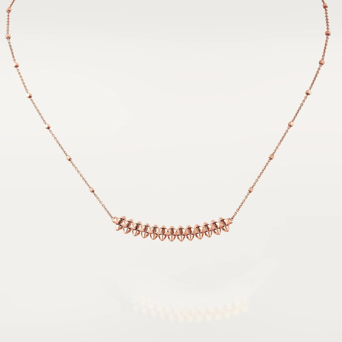 [Elite]CLASH PINK GOLD NECKLACE