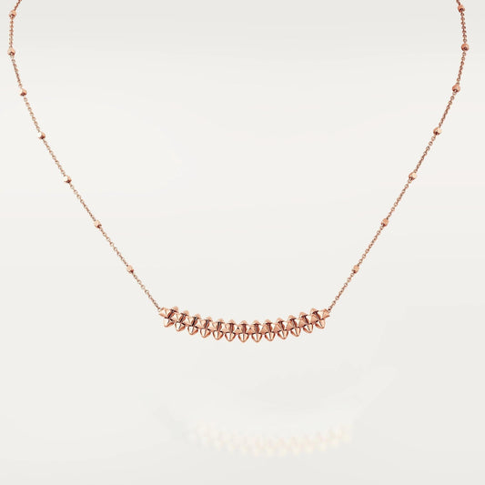[Elite]CLASH PINK GOLD NECKLACE