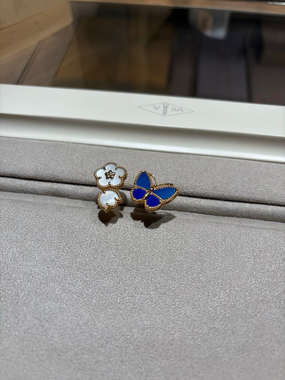 [Elite]LUCKY SPRING BUTTERFLY OPEN-FACE RINGS