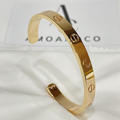 [Elite]LOVE BRACELET 6.1MM OPEN CUFF