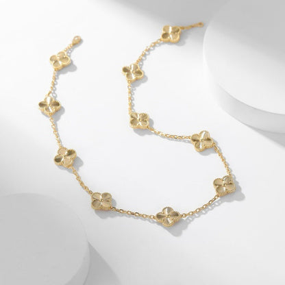 [Elite]CLOVER 10 MOTIFS LASER NECKLACE