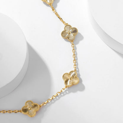 [Elite]CLOVER 10 MOTIFS LASER NECKLACE