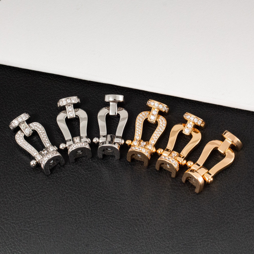 [Elite]FORCE LARGE HORSESHOE NO DIAMOND BRACELET GOLD