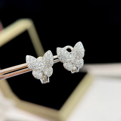 [Elite]BUTTERFLY ALL DIAMOND EARRINGS