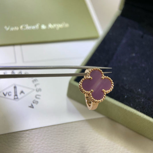 [Elite]CLOVER  PURPLE VIOLET RING