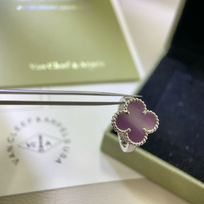 [Elite]CLOVER  PURPLE VIOLET RING