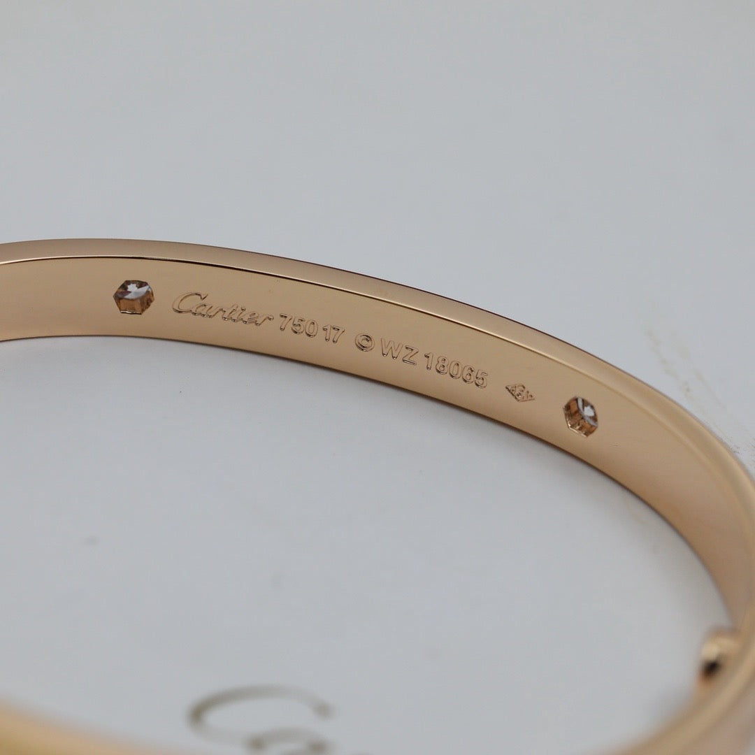 [Elite]LOVE BRACELET 6.1MM 4 DIAMONDS