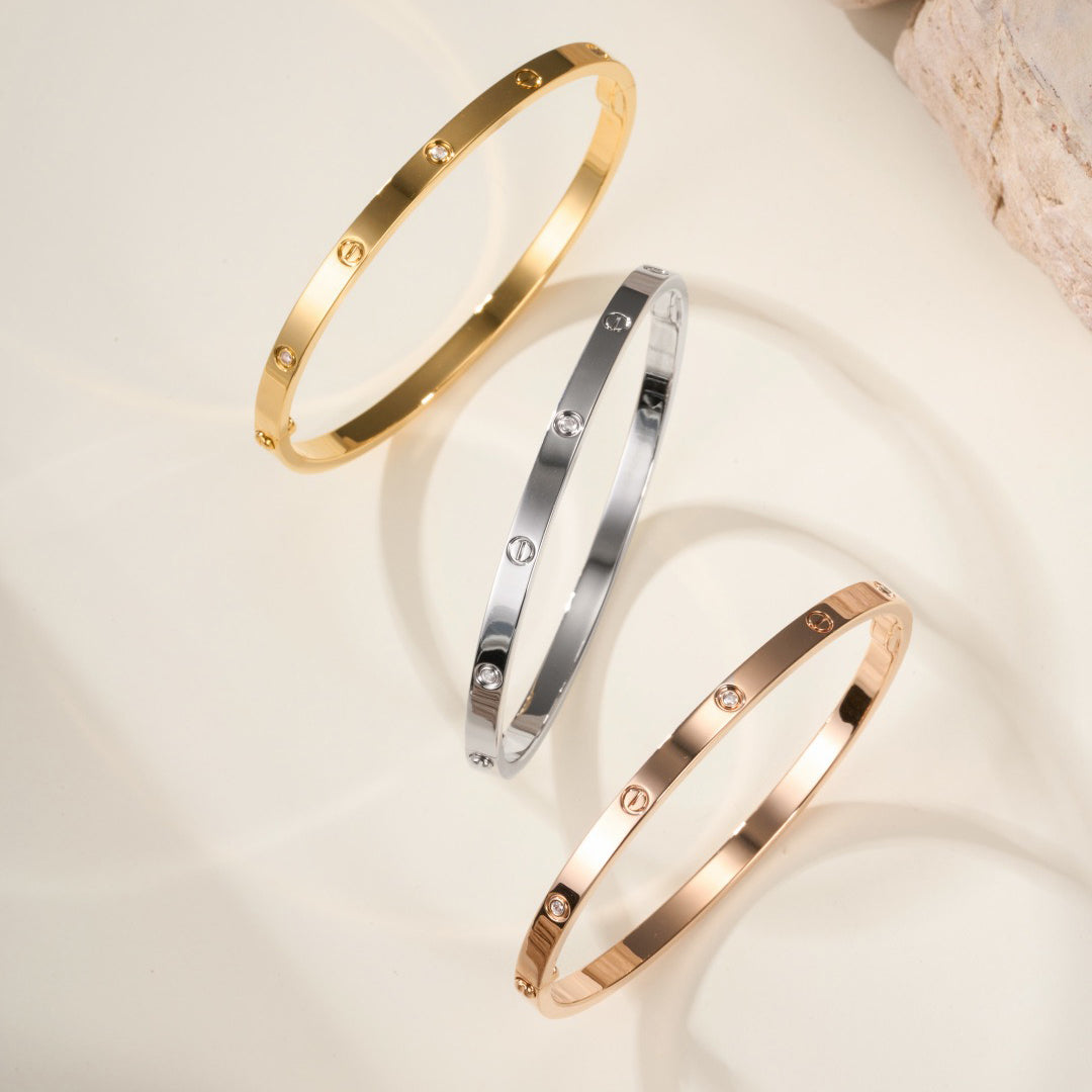 [Elite]LOVE BRACELET 3.65MM 6 DIAMONDS