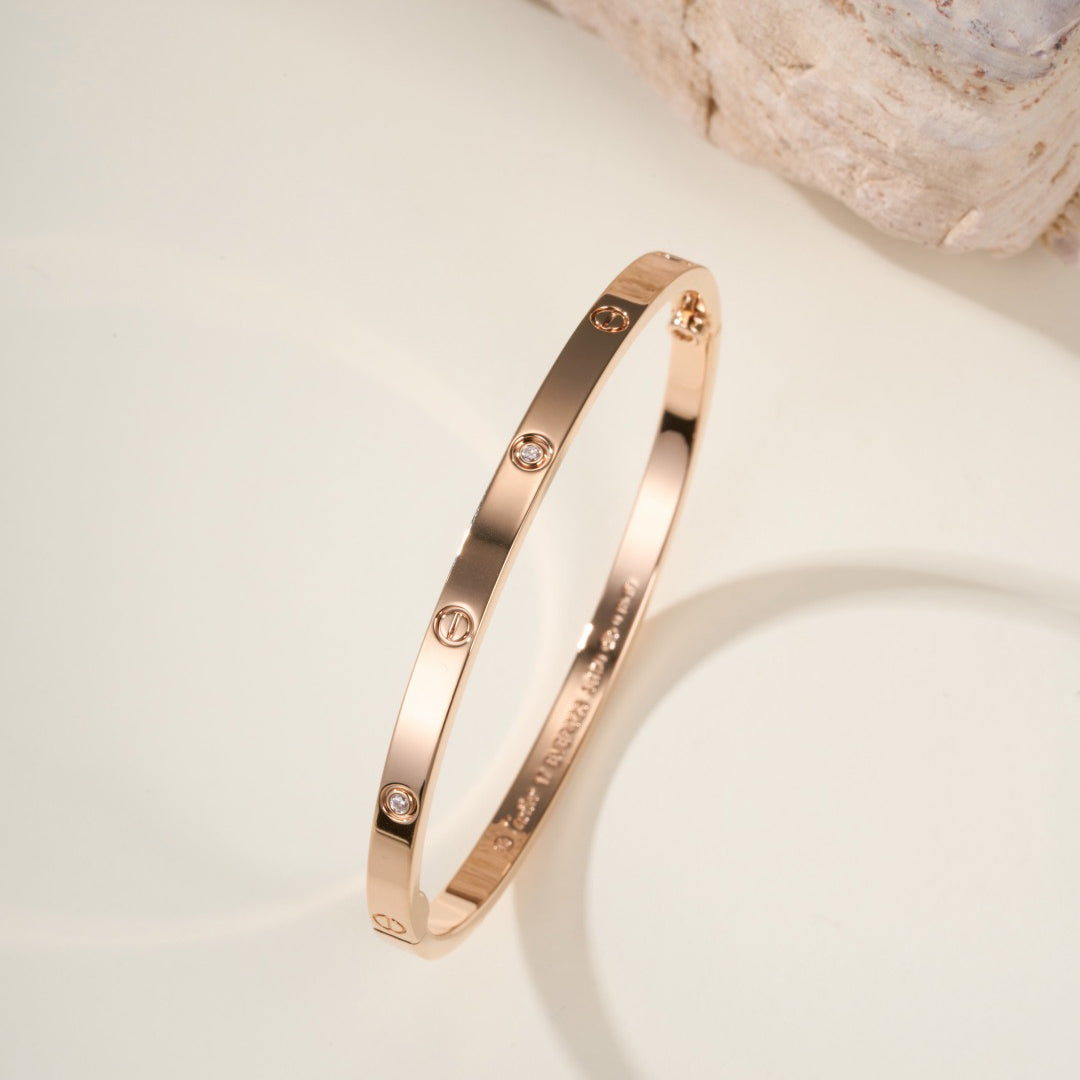 [Elite]LOVE BRACELET 3.65MM 6 DIAMONDS
