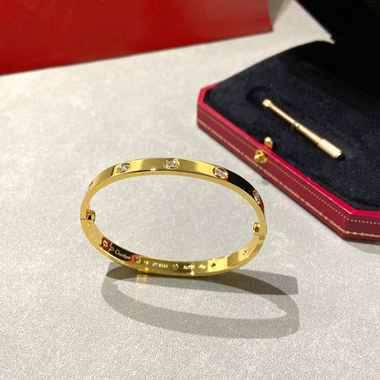 [Elite]LOVE BRACELET 6.1MM 10 DIAMONDS