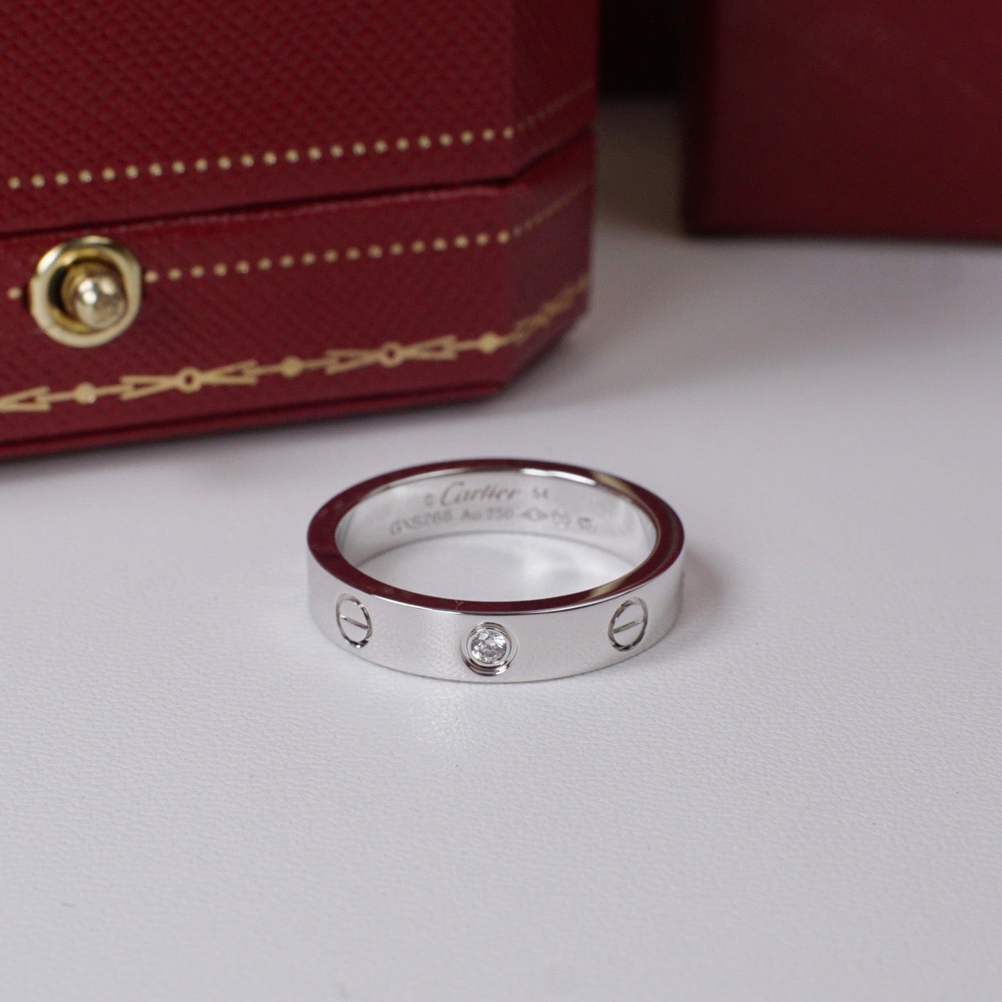 [Elite]LOVE 4MM 1 DIAMOND RING