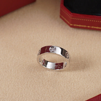 [Elite]LOVE 5.5MM 3 DIAMOND RING