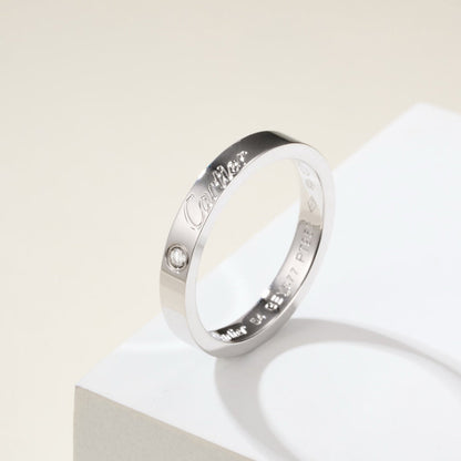 [Elite]LOVE RING 4MM 1 DIAMOND
