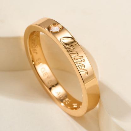 [Elite]LOVE RING 4MM 1 DIAMOND