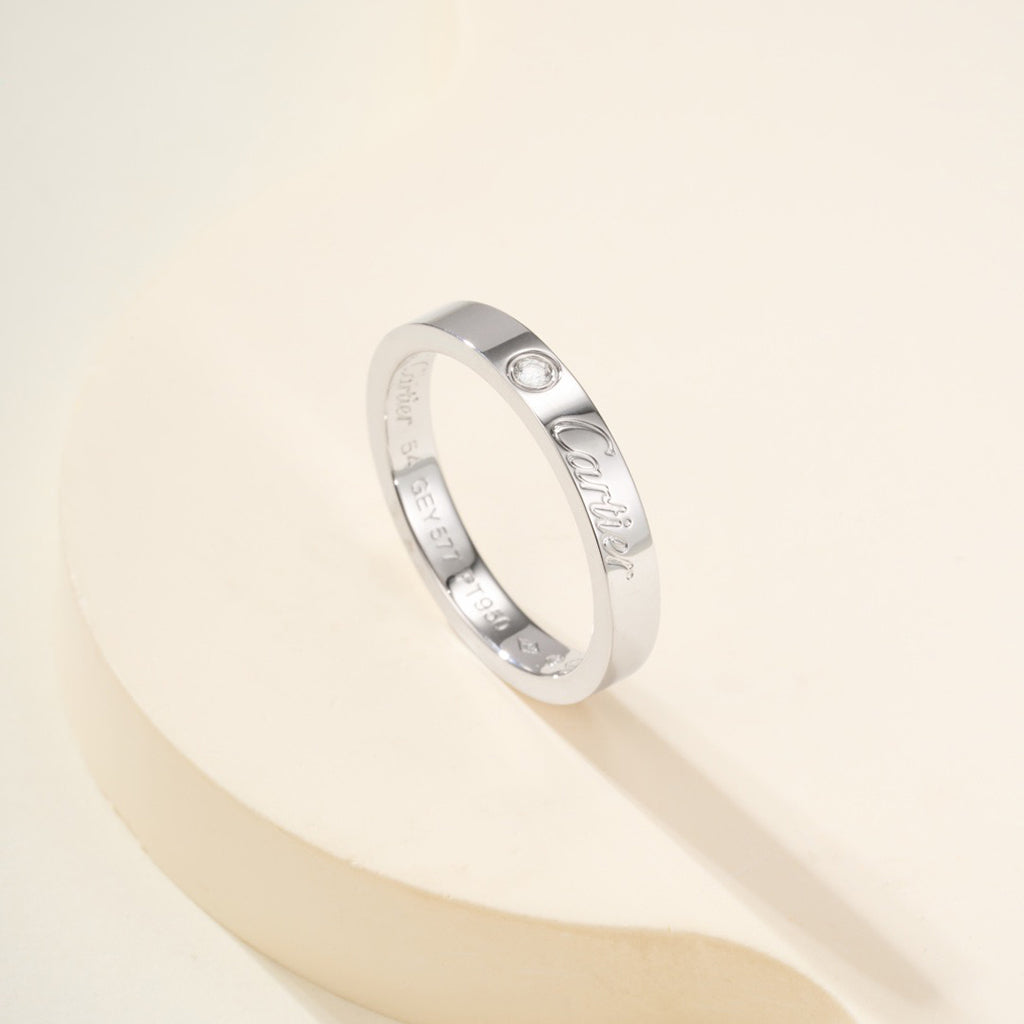 [Elite]LOVE RING 4MM 1 DIAMOND
