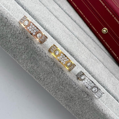 [Elite]LOVE 5.5MM FULL-PAVE 6-DIAMOND RING
