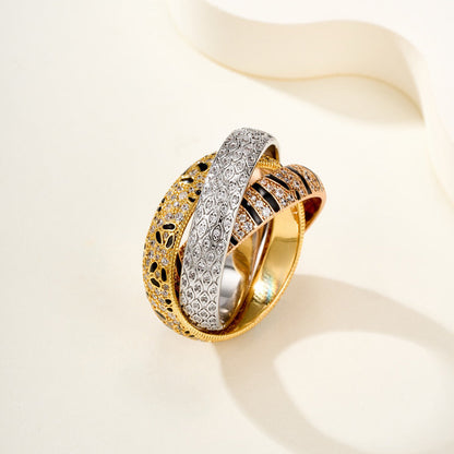[Elite]TRINITY  RING LEOPARD PRINT
