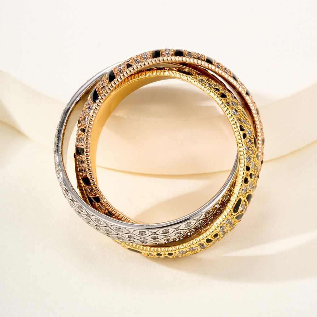 [Elite]TRINITY  RING LEOPARD PRINT
