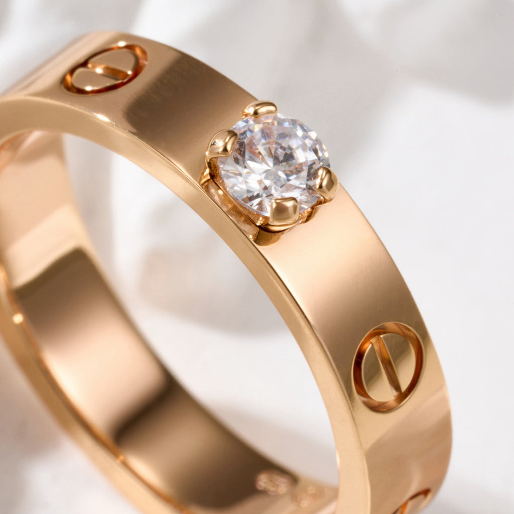 [Elite]LOVE RING 3.6MM 1 BIG DIAMOND